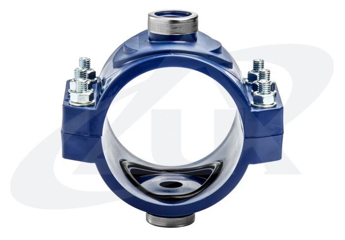 Lablu V 1032 LABLU - Presa a staffa doppia con anello di rinforzo - Unidelta